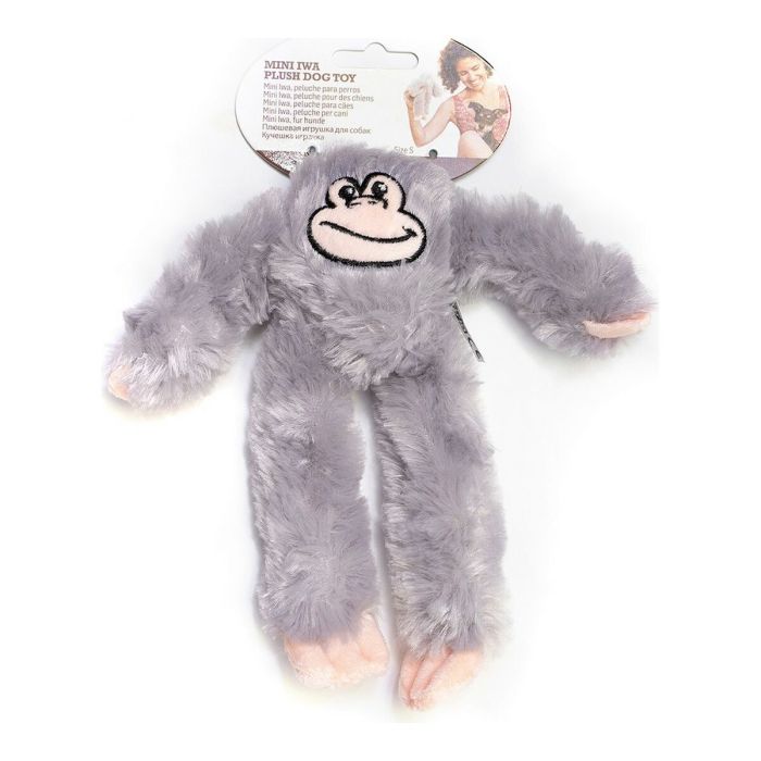 Jouet pour chien en peluche Gloria Iwazaru 11 x 44 x 45 cm Singe Gris 1