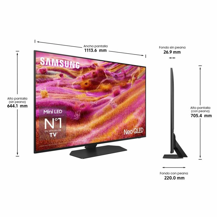 TV intelligente Samsung TQ50QN90FATXXC 50" 4K Ultra HD HDR Neo QLED 2