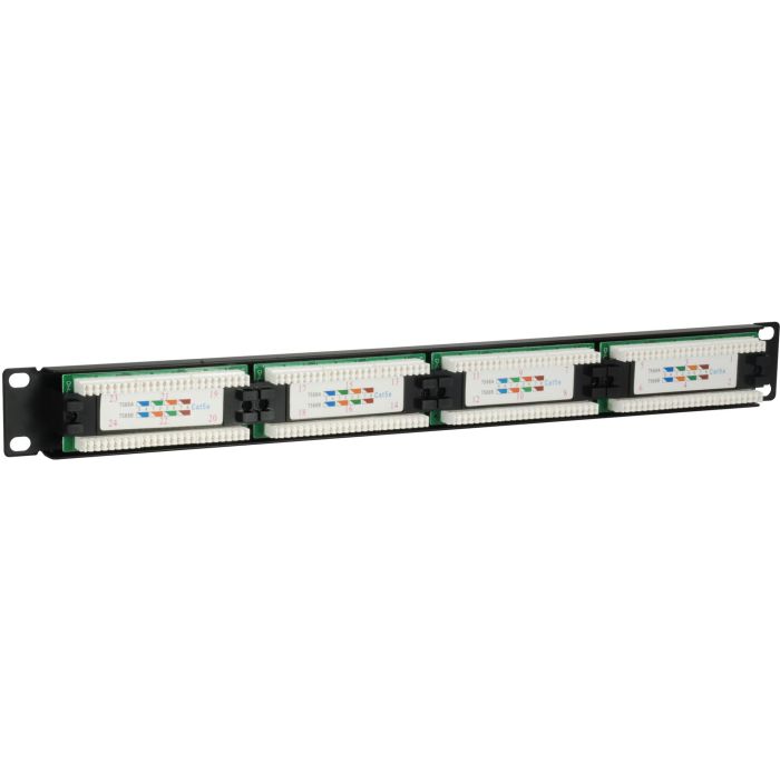 Equip Patchpanel 24x RJ45 Cat5e 19" UTP 1HE schwarz 6