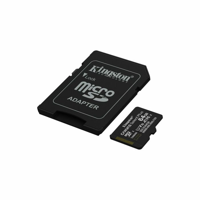 Carte Mémoire Micro SD avec Adaptateur Kingston SDCS3/64GB 64 GB 10
