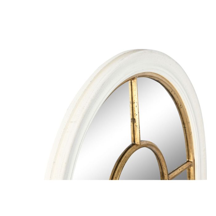 Miroir mural Home ESPRIT Blanc Doré Fenêtre 68 x 4 x 128 cm 3 Miroir mural Home ESPRIT Blanc Doré Fenêtre 68 x 4 x 128 cm 3