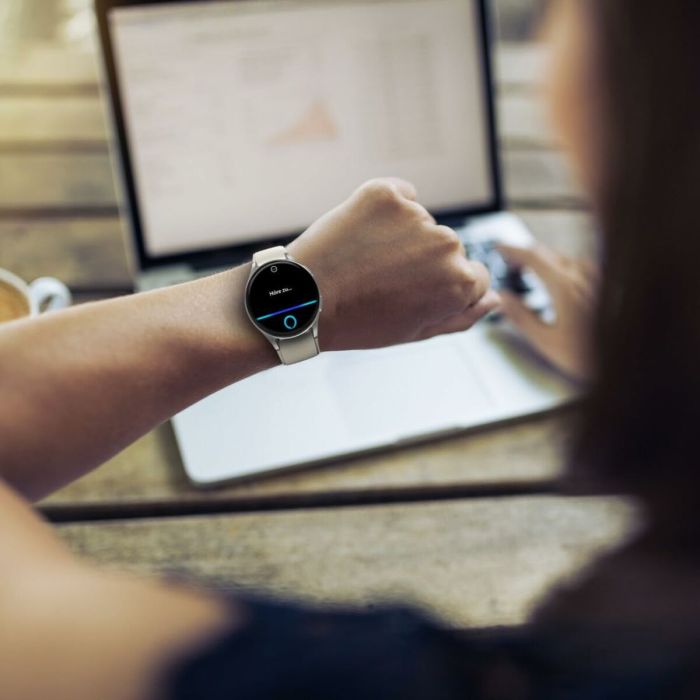 Montre intelligente Hama 00178612 8900 Argenté 1,3" 17