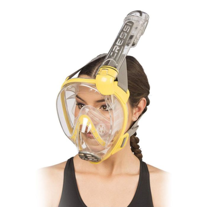 Masque Cressi-Sub Duke Jaune S/M Adultes 2