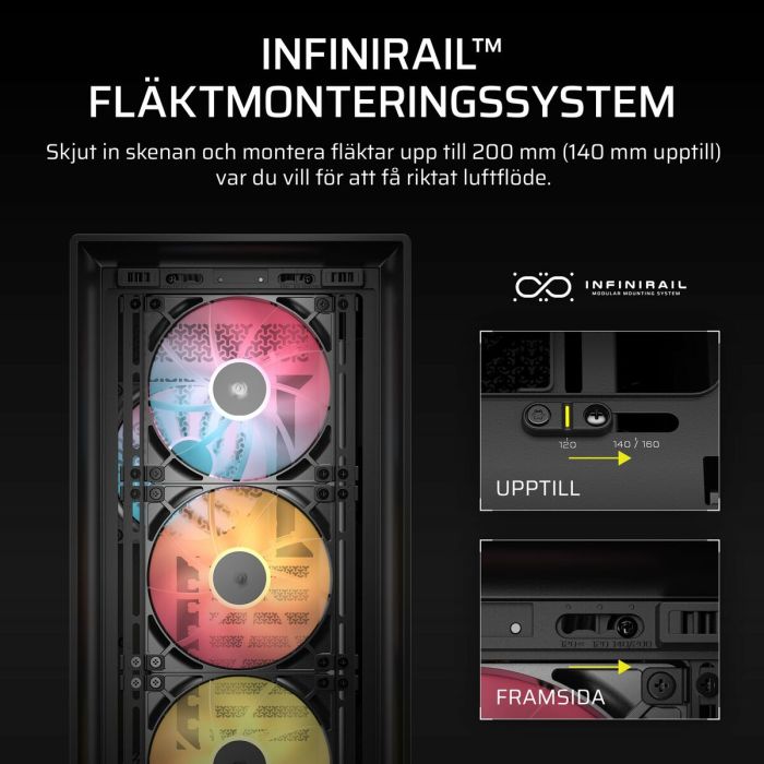 Boîtier ATX semi-tour Corsair CC-9011309-WW Noir 6