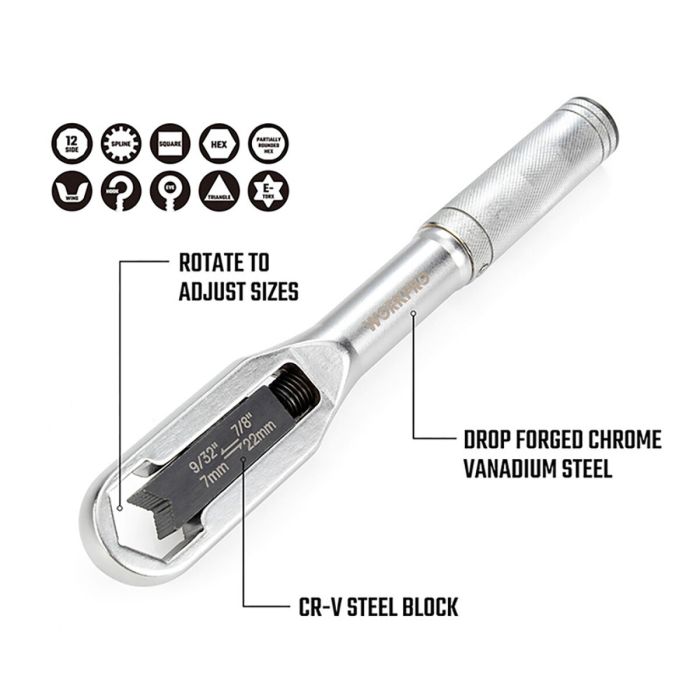 Clé réglable Workpro 8 Clé réglable Workpro 8
