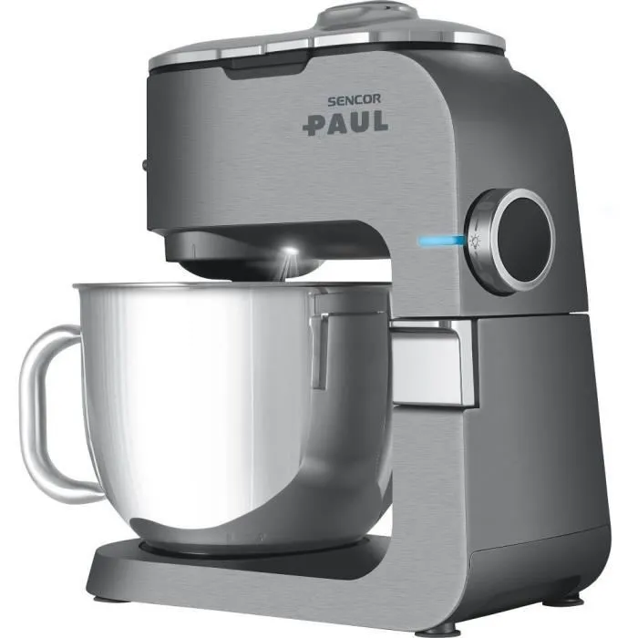 Sencor STM 7900 PAUL 1 - Robot pâtissier 6 L 1500 W, bol inox, pétrisseur, mixeur, fonction Pulse, éclairage LED Sencor STM 7900 PAUL 1 - Robot pâtissier 6 L 1500 W, bol inox, pétrisseur, mixeur, fonction Pulse, éclairage LED