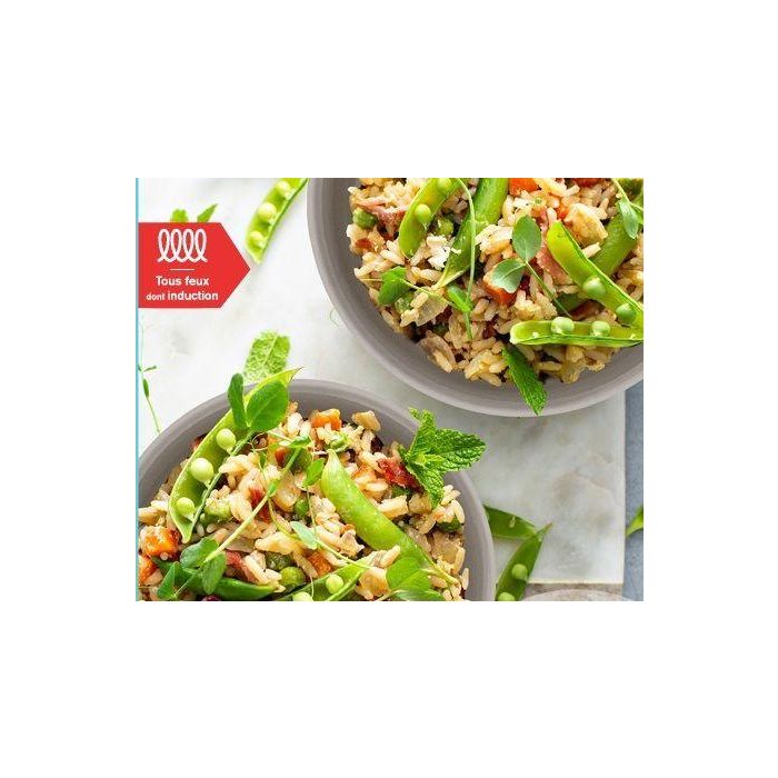 Batterie de cuisine - Tous feux dont induction - ARTHUR MARTIN - AM9192 - Aluminium revetement céramique - 5 pieces - Taupe 1 Batterie de cuisine - Tous feux dont induction - ARTHUR MARTIN - AM9192 - Aluminium revetement céramique - 5 pieces - Taupe 1