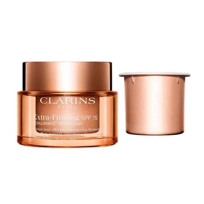 Clarins Crème De Jour Extra Raffermissante Pour Tous Types De Peaux Recharge Spf15 50 mL 1