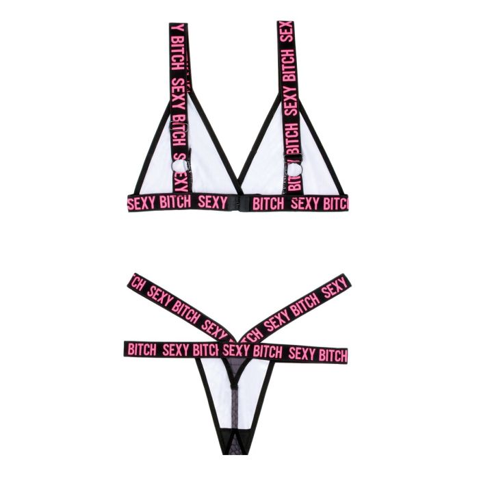 Ensemble de Lingerie Fantasy Lingerie Noir (M/L) 3