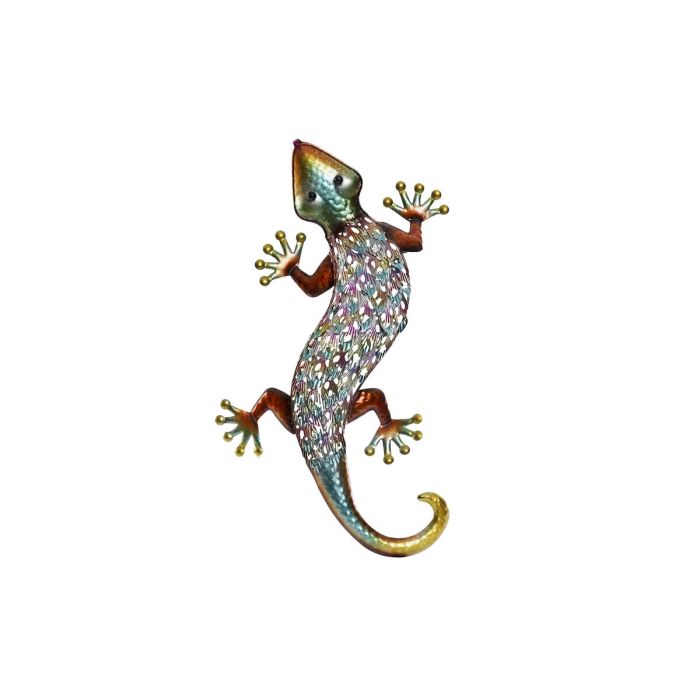 Décoration murale Home ESPRIT Multicouleur Lézard 25 x 6,5 x 51 cm