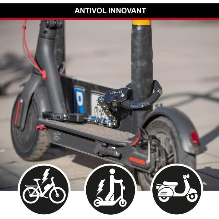 Antivol Masterlock Menottes Antivol Street Cuff  en acier chromé 2