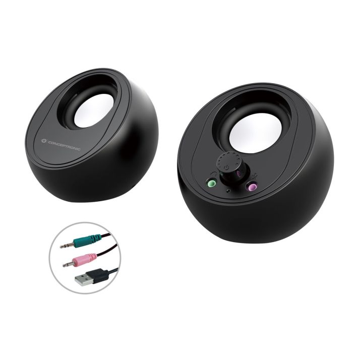 Haut-parleurs de PC Conceptronic BJORN01B Noir 10 W 3
