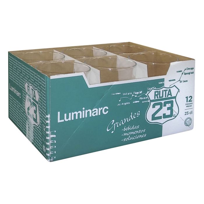 Verre Luminarc Ruta 23 Transparent verre (230 ml) (12 Unités) 1