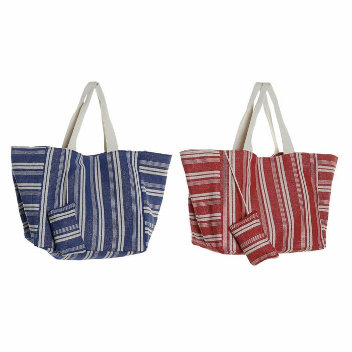 Sac DKD Home Decor Bleu Rouge Aluminium 39 x 26 x 34 cm Porte-monnaie