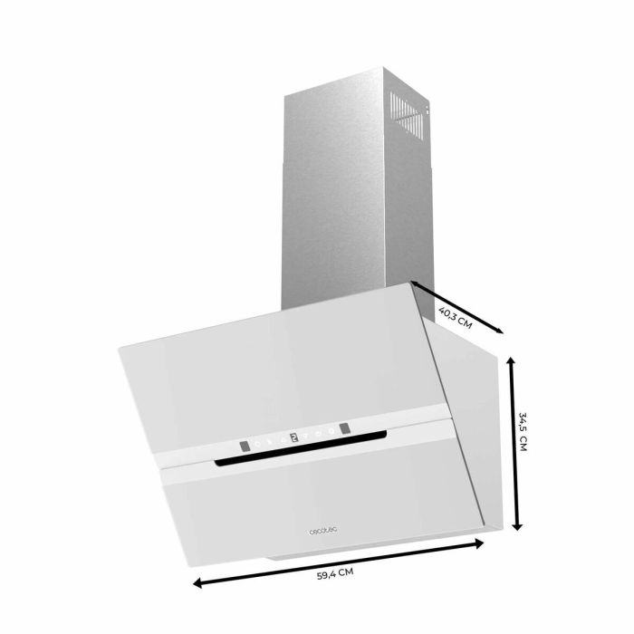 Hotte standard Cecotec Bolero Flux DT 608010 Blanc 3
