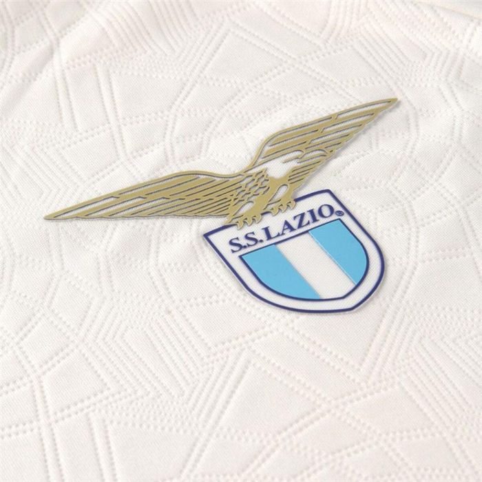Maillot de Football à Manches Courtes pour Homme Mizuno Lazio Away Blanc 11-12 Ans 6