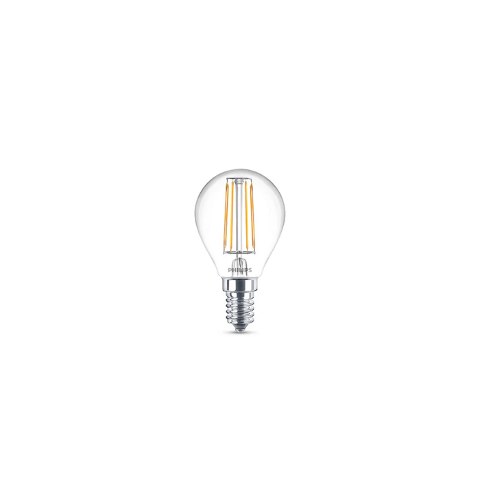 Philips 929001890467 Pack 2 Ampoules LED E14 P45 4.3W 470Lm 2700K Blanc Chaud 1