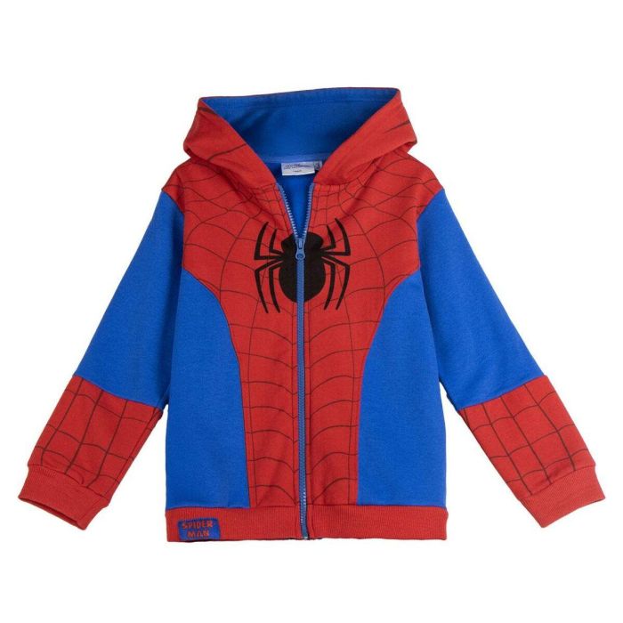 Sweat à capuche enfant Spider-Man Rouge 7