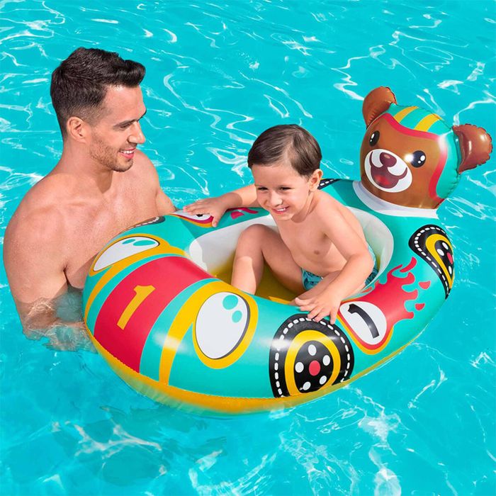 Bestway Bateau Gonflable Enfant Renard 94x66 cm +3 Ans Plage et Piscine 34168 1