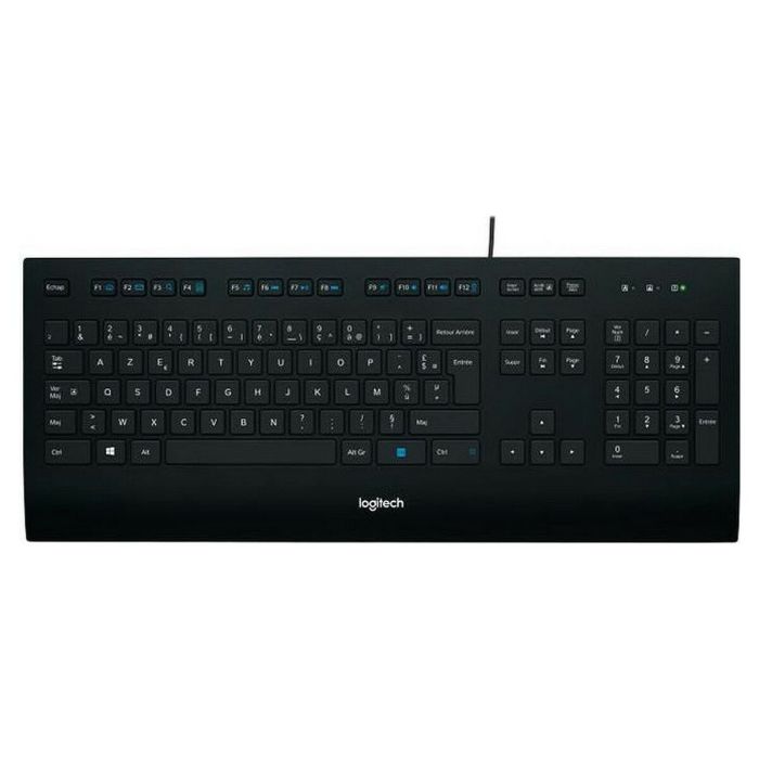 Clavier Logitech K280E Noir Français AZERTY 0 Clavier Logitech K280E Noir Français AZERTY 0