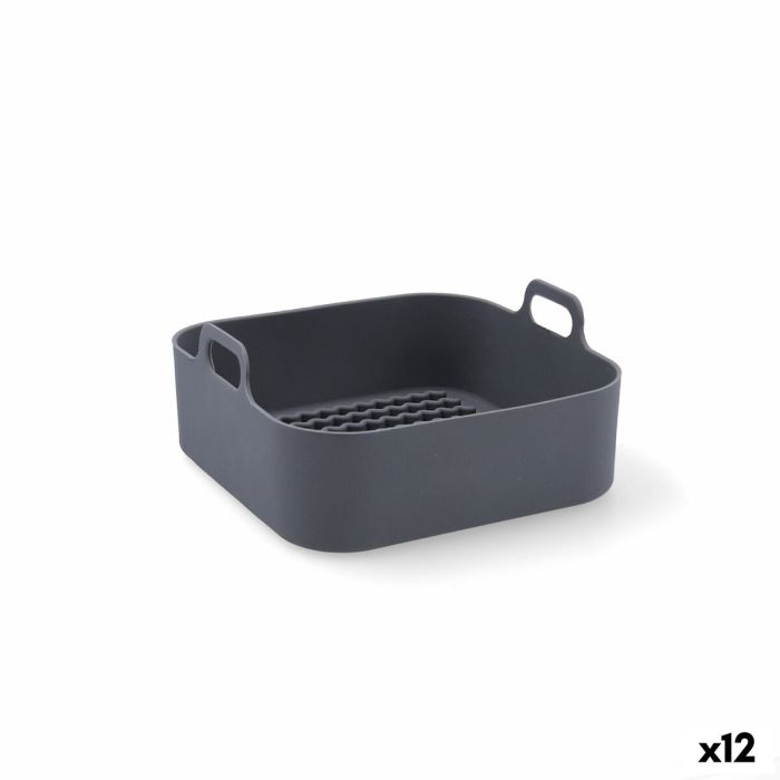 Panier pour Friteuse à Air Quid Naturalia Silicone 19 x 9 cm (12 Unités)