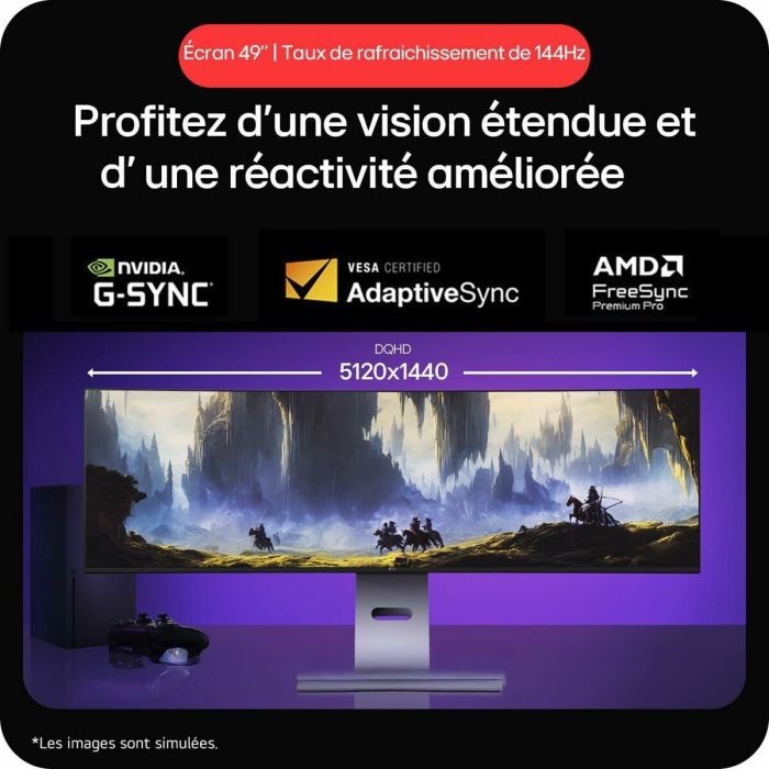 Écran LG 49U950A-W 49" 17
