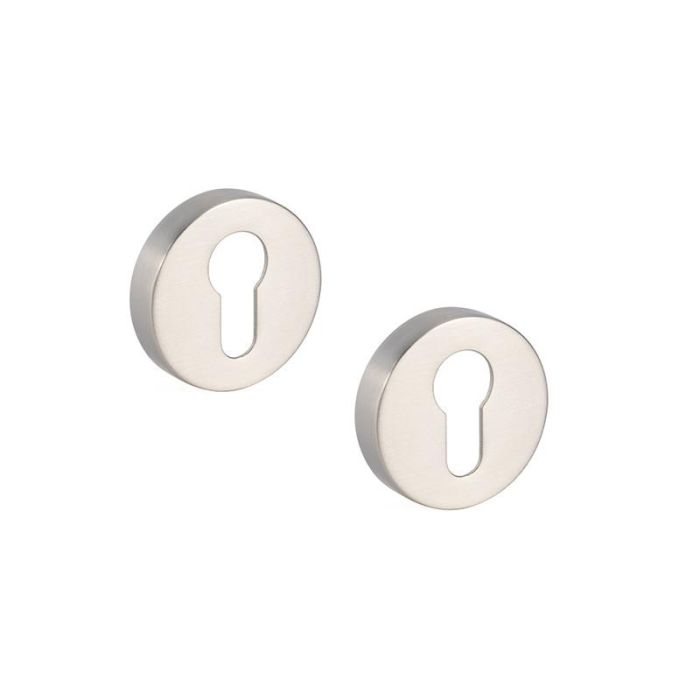 Bocallave Yale Redondo Ø50 Níquel Mate, Cromo Satinado, Negro Mate Acabado Negro Mate System 1