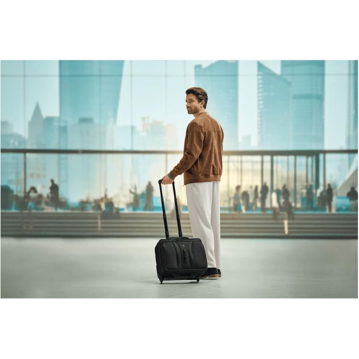 WENGER Legacy Black Series 39,62cm 15,6Zoll Wheeled Laptop Case w Tablet Pocket Black 7 WENGER Legacy Black Series 39,62cm 15,6Zoll Wheeled Laptop Case w Tablet Pocket Black 7