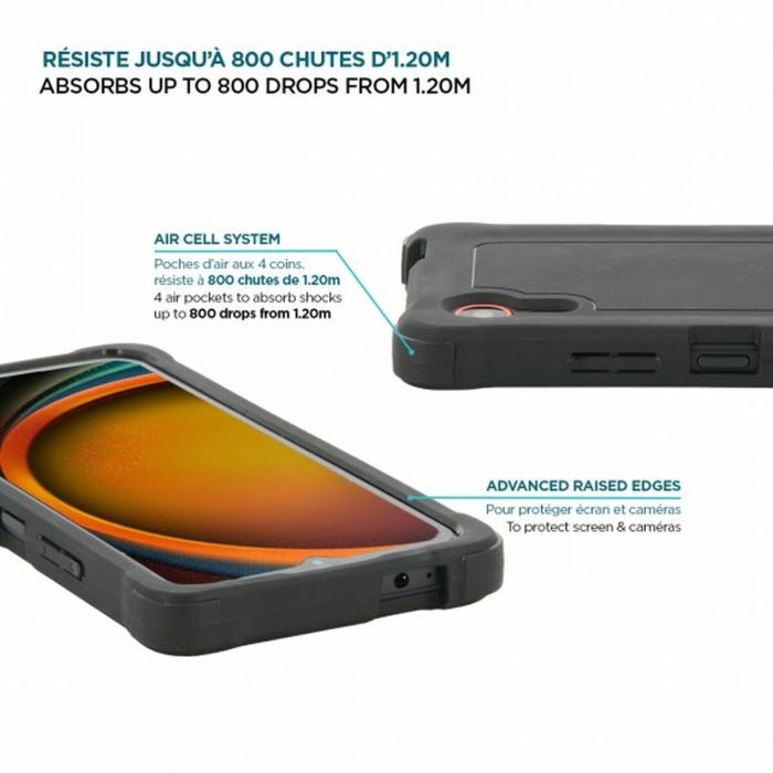 Protection pour téléphone portable Mobilis 054016 Noir Gris 3