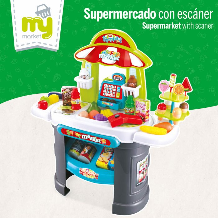 Supermarché de jouets 66 x 68 x 25 cm 2 Unités 5 Supermarché de jouets 66 x 68 x 25 cm 2 Unités 5