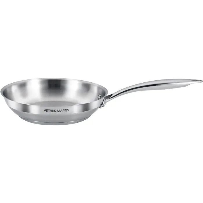 Arthur Martin Poêle Grand Chef AM5336 Ø20 cm en Inox 18/10 Compatible Tous Feux Dont Induction - Ustensile de Cuisine Durable et Élégant Arthur Martin Poêle Grand Chef AM5336 Ø20 cm en Inox 18/10 Compatible Tous Feux Dont Induction - Ustensile de Cuisine Durable et Élégant