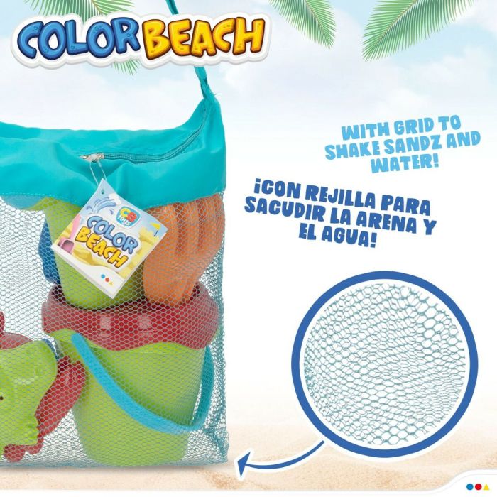 Set de jouets de plage Colorbaby polypropylène (18 Unités) 3 Set de jouets de plage Colorbaby polypropylène (18 Unités) 3