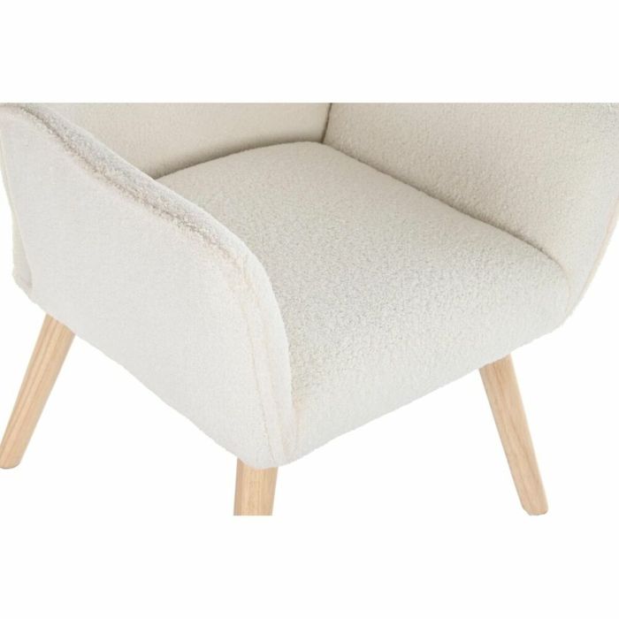 Fauteuil DKD Home Decor Crème Naturel 65 x 75 x 96 cm 6