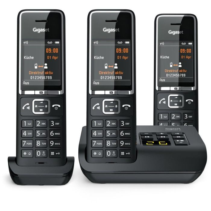 Gigaset COMFORT 550A trio schwarz/chrom 16