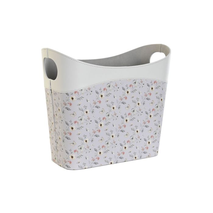 Porte-revues DKD Home Decor Bleu Blanc Gris Rose clair Polyuréthane PVC 39 x 21 x 34 cm (2 Unités) 2