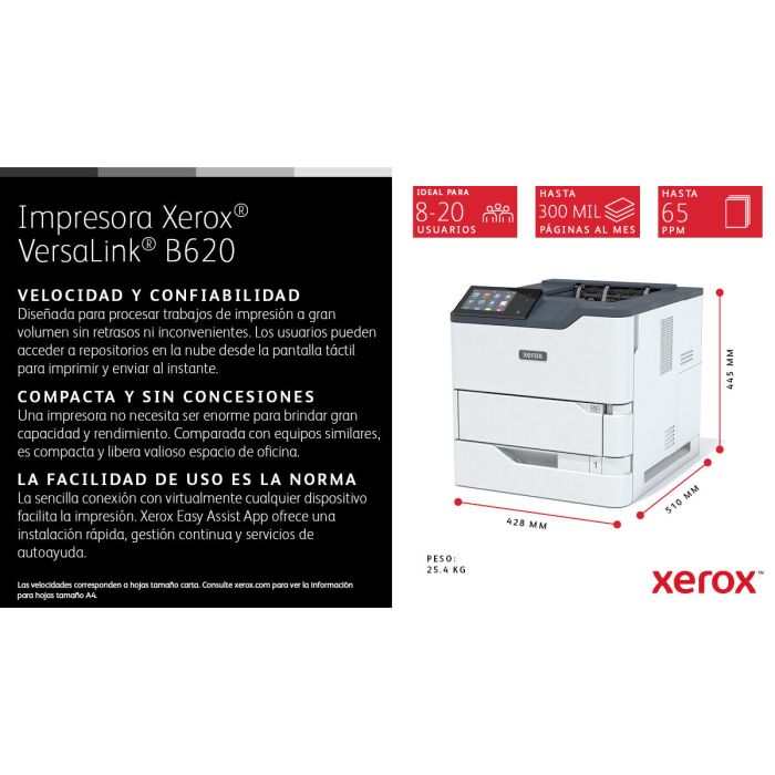 Imprimante laser Xerox B620V_DN 4
