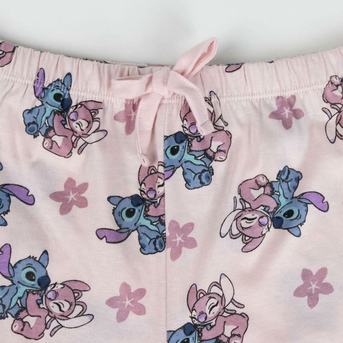 Pyjama Enfant Stitch Rose 1