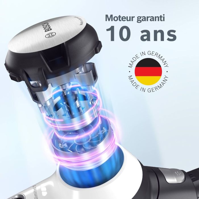 Aspirateur balai BOSCH BBS711W Blanc Noir 10