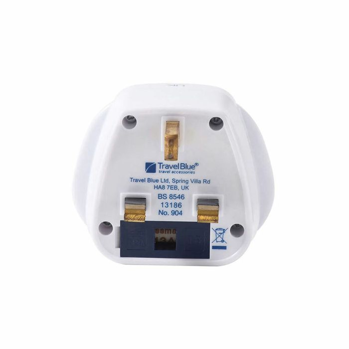 Adaptateur Prise Universelle de Voyage Travel Blue TB-904 United Kingdom 1 Adaptateur Prise Universelle de Voyage Travel Blue TB-904 United Kingdom 1