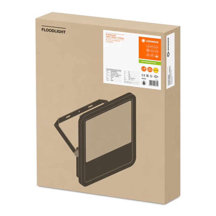 Ledvance Projecteur LED 165W 18150Lm 3000K 100x100º IP65 - Blanc Chaud LVE-4058075423725 1