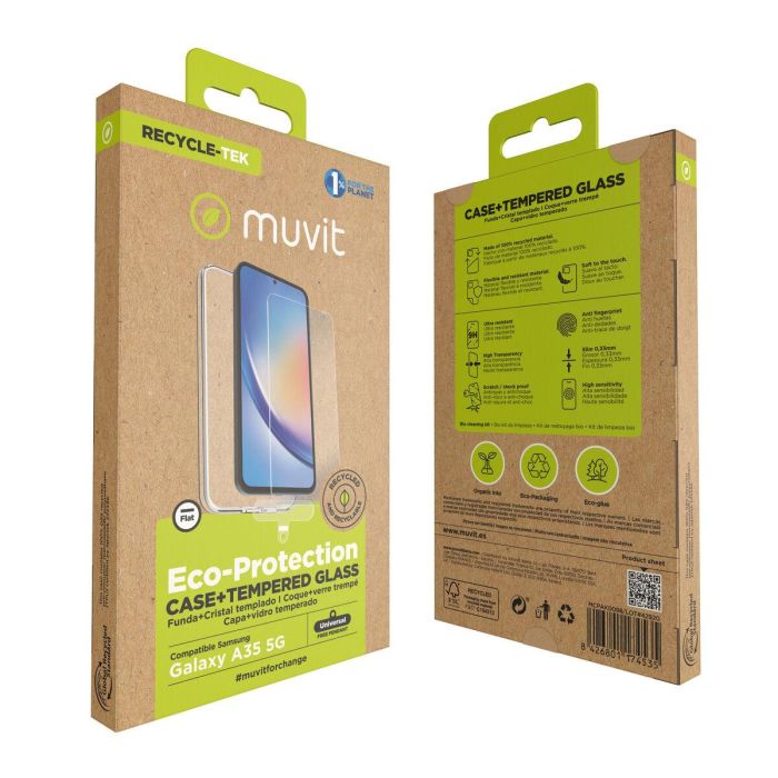 Housse et Protecteur pour Téléphone Portable Muvit for Change Samsung Galaxy A35 5G Samsung Galaxy A34 5G 3