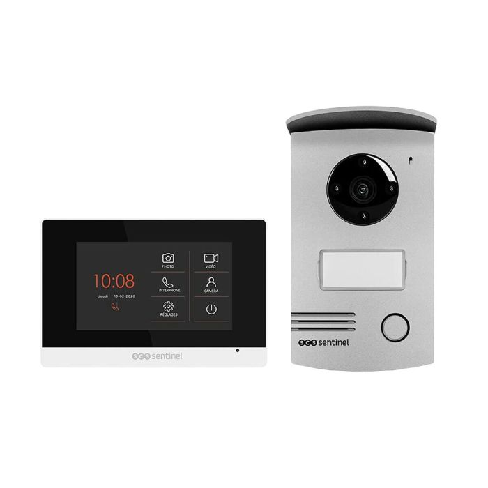 Interphone Vidéo Intelligent SCS SENTINEL Visiodoor 4.3 Aluminium 4