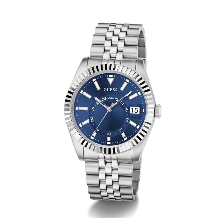 Montre Homme Guess JADEN Argenté 4