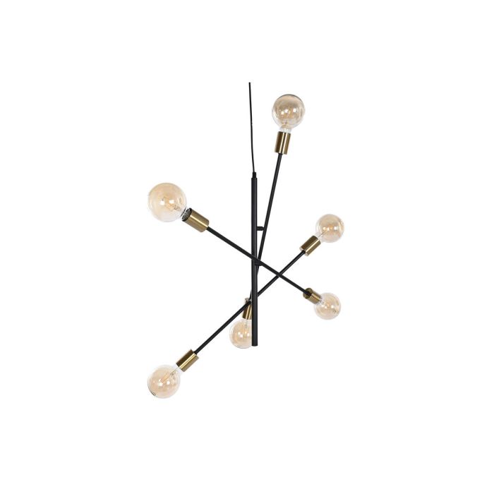 Suspension DKD Home Decor 60 x 52 x 50 cm Noir Doré Métal 50 W 4