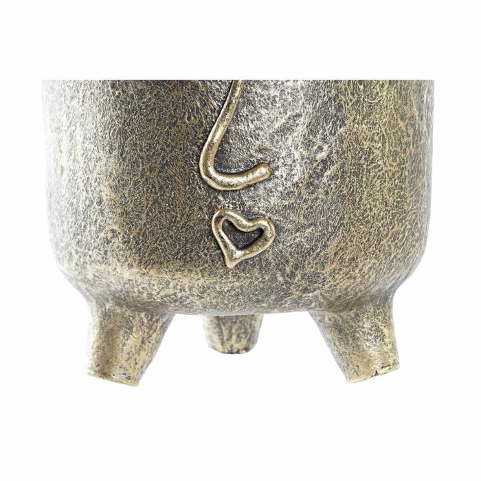 Vase DKD Home Decor Doré Magnésium Moderne Visage 33 x 23 x 25,5 cm 1