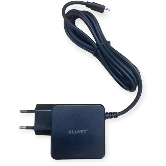 Z ALLNET Ersatznetzteil QC USB-C PD GaN Netzteil Power Supply45Watt 1x USB Typ-C mit 2m festem Kabel**EU PLUG** 1