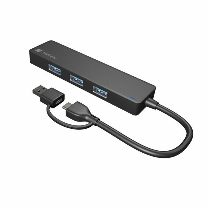 Hub USB Natec NHU-2023 Noir 1