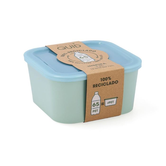 Recipiente Cuadrado Rpet Tapa Inspira Quid 1300 mL, 15,3x7,7 cm 4