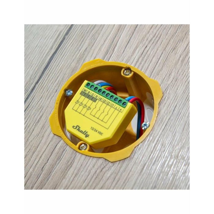 Shelly Relais "Plus RGBW PM" WLAN Bluetooth LED Lichtcontroller Unterputz 2