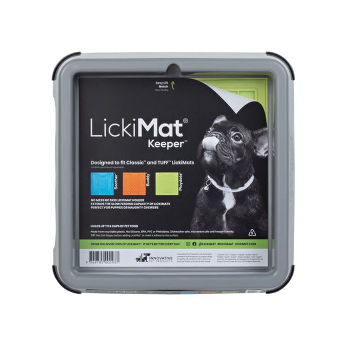 Mangeoire pour chiens Lickimat Indoor Keeper Gris polypropylène 2